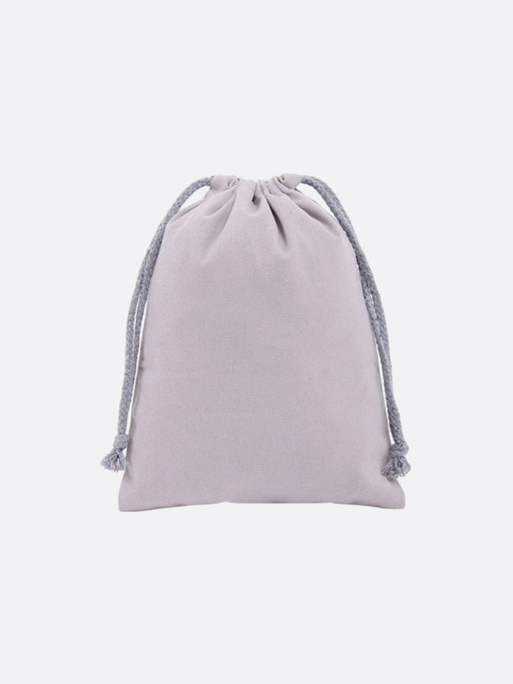 pochette rangement sac à main gris clair