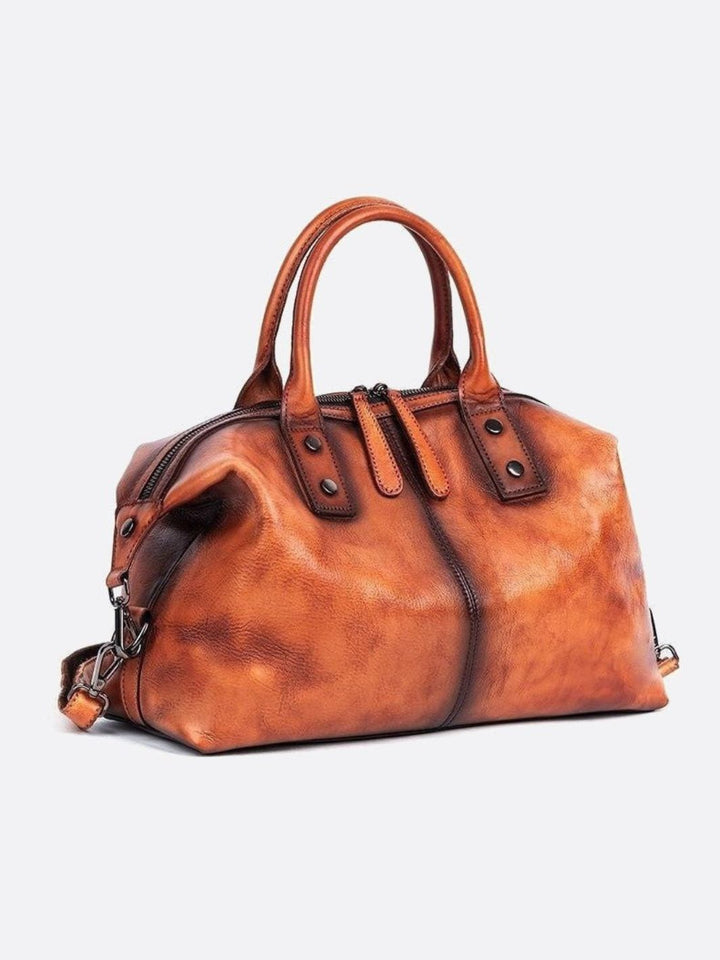 Sac à main cuir vintage