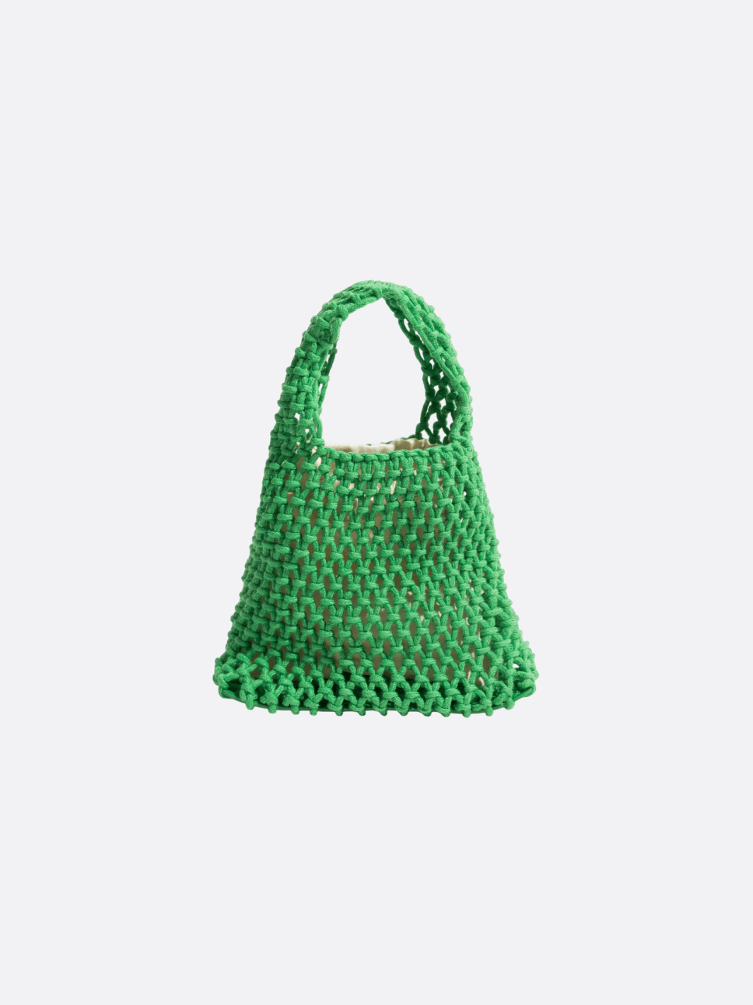 sac à main filet vert