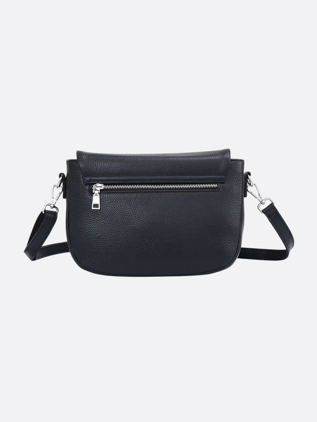 Rectangular leather shoulder bag