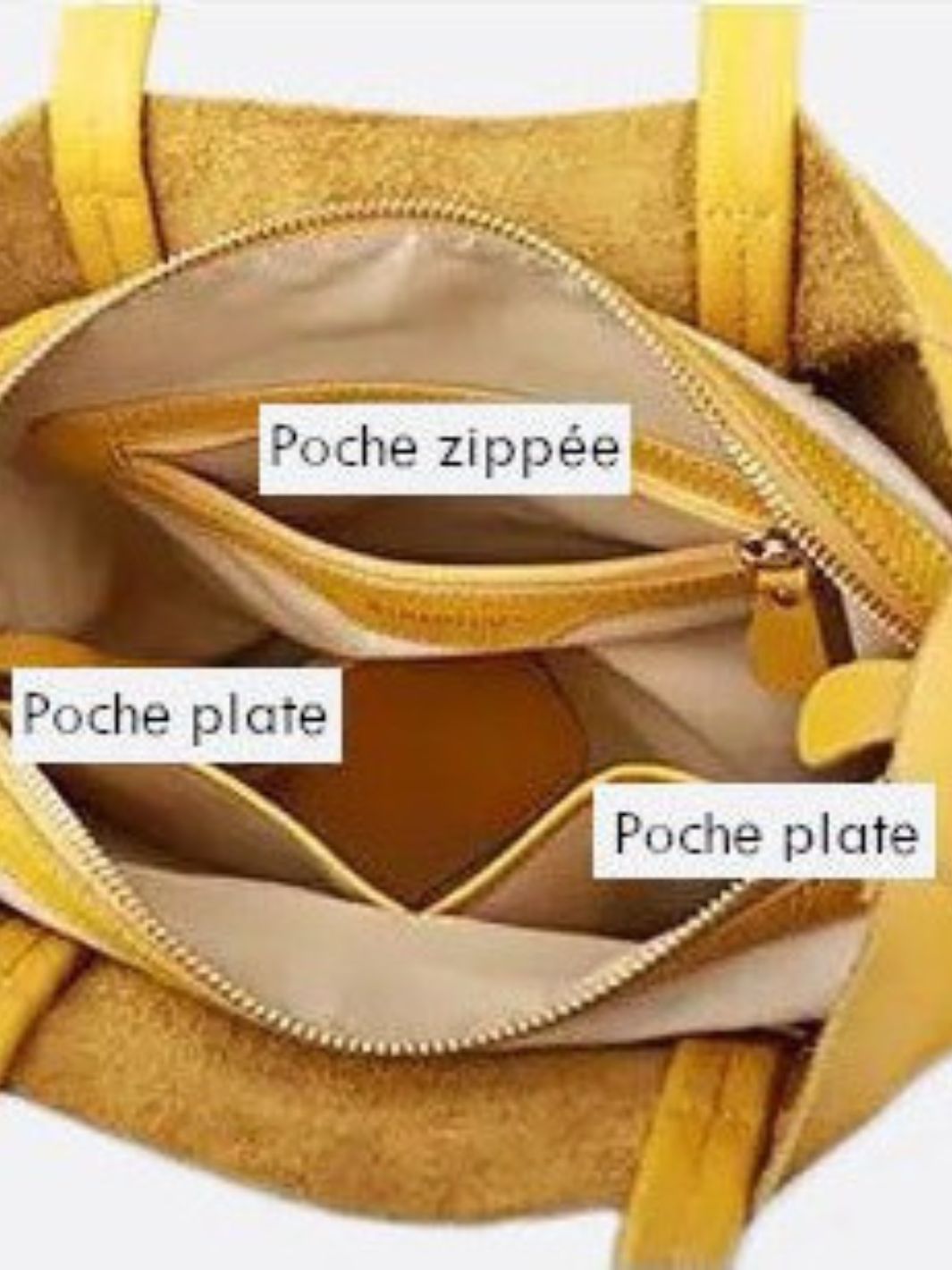 Vertical leather tote bag