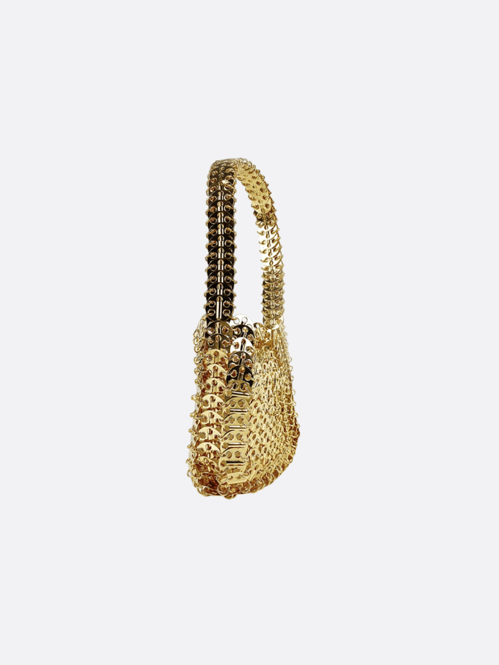 sac métal doré
